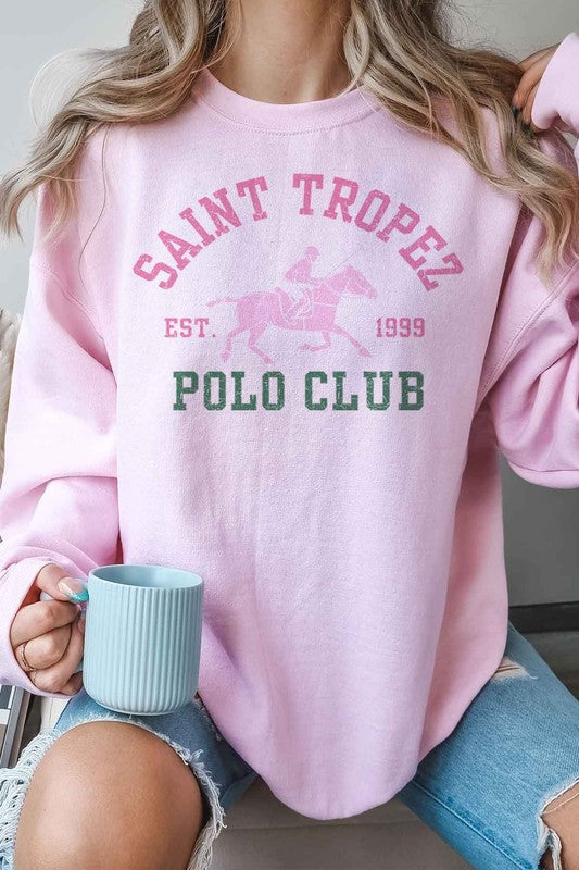 Saint Tropez Polo Club Oversized Sweatshirt