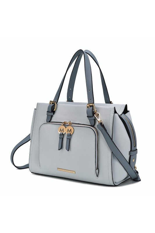 Elise Color-block Satchel Bag