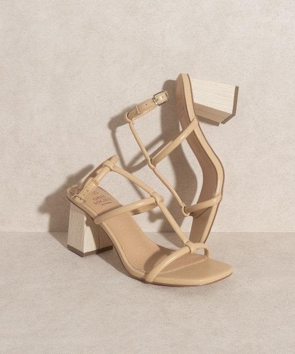 Amelia Block Heel Sandals - Oak & Ivy Boutique
