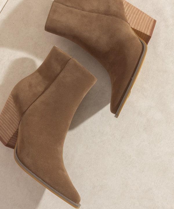 Sonia Western Ankle Boots - Oak & Ivy Boutique