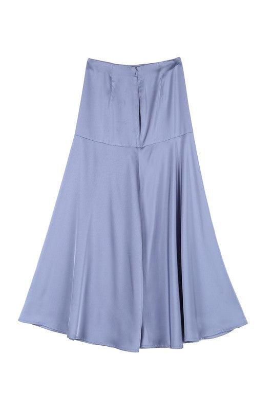 Ruby Satin Two Piece Dress Set - Oak & Ivy Boutique